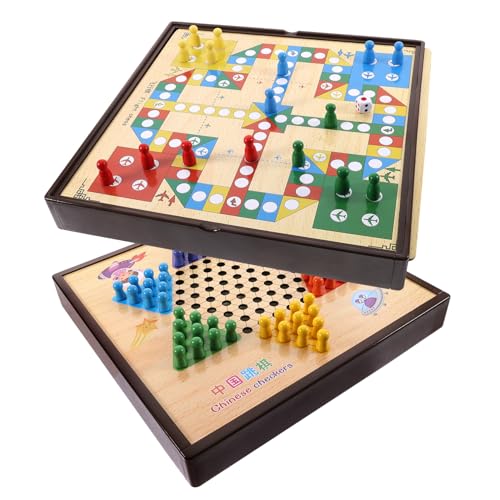 GALPADA Multifunktionales Schachspiel Lernspielzeug Holzspielzeug Tragbares Denkspiel Party Gesellschaftsspiel Konzentration GALPADA Multifunktionales Schachspiel Lernspielzeug Holzspielzeug Tragbares Denkspiel Party Gesellschaftsspiel Konzentration von GALPADA