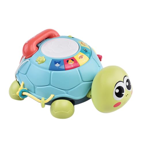 GALPADA Musikspielzeug Schildkröte mit Telefon Lernspielzeug für Junge Mädchen Bunte Farben Hand Auge Koordination Frühe Entwicklung Interaktives Krabbelspielzeug für Kleinkinder GALPADA Musikspielzeug Schildkröte mit Telefon Lernspielzeug für Junge Mädchen Bunte Farben Hand Auge Koordination Frühe Entwicklung Interaktives Krabbelspielzeug für Kleinkinder von GALPADA