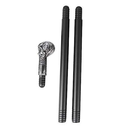 GALPADA Performance Requisiten Scepter Ägyptischer Scepter Party Dekoration Cane Elegant Requent Stick Kostüm Accessoire Walking Stick Cosplay Scepters DREI Sektion Scepter Plastik von GALPADA