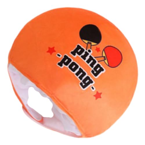 GALPADA Tischtennis-kopfbedeckung Party Dekorativer Hut Lustiger Hut Cartoon-kostüm- -requisite Kostüm Mütze Lustiger Cosplay- Pingpong-cosplay- Plüschmütze Pp Baumwolle GALPADA Tischtennis-kopfbedeckung Party Dekorativer Hut Lustiger Hut Cartoon-kostüm- -requisite Kostüm Mütze Lustiger Cosplay- Pingpong-cosplay- Plüschmütze Pp Baumwolle von GALPADA
