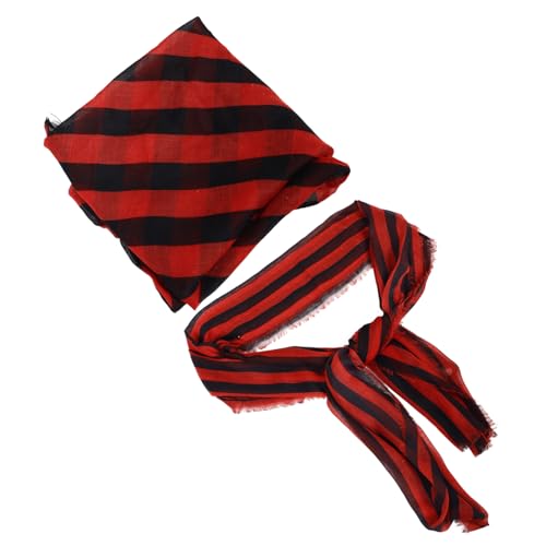 GALPADA Piratenkleid Turban Stirnbänder Piraten Bandanas Gelbe Piratenschärpe Piratenstirnband Piratenhut Damen Piratenkostüme Piratenkostüm Bandana Damen Piratenkostüm Erwachsene Do Rag von GALPADA