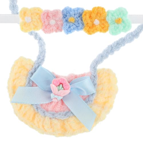 GALPADA Puppen-zubehör Set mit Blumen-Haarband und Puppenlätzchen für Puppen Modische Babyspielzeug Kleidung Stylisches Outfit für Rollenspiele und Fotoshootings GALPADA Puppen-zubehör Set mit Blumen-Haarband und Puppenlätzchen für Puppen Modische Babyspielzeug Kleidung Stylisches Outfit für Rollenspiele und Fotoshootings von GALPADA