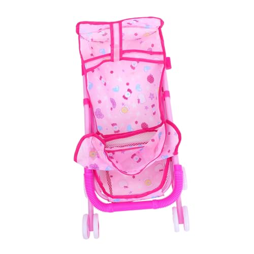 GALPADA Doll Stroller Spielzeug Für Mädchen Simuliertes Puppenwagen Mit Abnehmbarem Korb Leicht Und Langlebig Für Rollenspiele Und Für Mädchen Ab Jahren GALPADA Doll Stroller Spielzeug Für Mädchen Simuliertes Puppenwagen Mit Abnehmbarem Korb Leicht Und Langlebig Für Rollenspiele Und Für Mädchen Ab Jahren von GALPADA