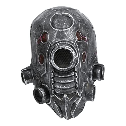 GALPADA Roboter-kopfbedeckung Cosplay-maske Steampunk-accessoires Für Männer Cosplay-helm Halloween-gesichtsabdeckung Steampunk-robotermasken Gruselmasken Für Erwachsene Punk-helm Emulsion von GALPADA