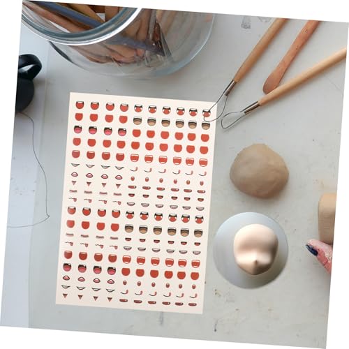 GALPADA Selbstklebende Mundaufkleber Cartoon Sticker für DIY Basteln Langlebige Papiermaterialien Sichere Dekoration Vielseitig Einsetzbar Einfaches Anbringen ohne Kleber Bogen Bunte GALPADA Selbstklebende Mundaufkleber Cartoon Sticker für DIY Basteln Langlebige Papiermaterialien Sichere Dekoration Vielseitig Einsetzbar Einfaches Anbringen ohne Kleber Bogen Bunte von GALPADA