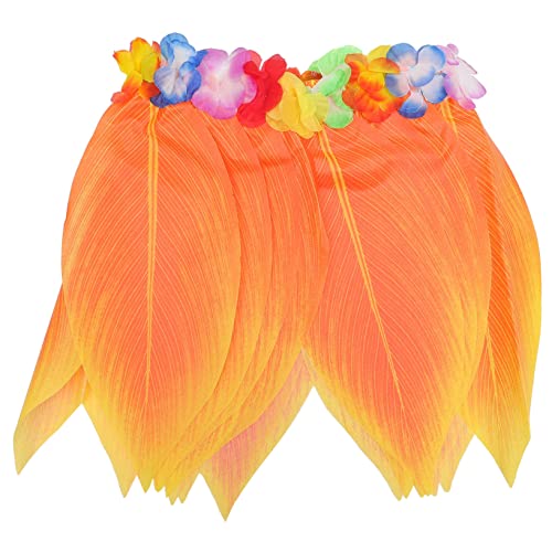 GALPADA Simulierter Blattrock igelkostümkinder costume kawaii shirt hawaii accessoires carnival costume Hula Luau-Röcke Grasröcke für Erwachsene Cosplay-Zubehör Seidentuch von GALPADA