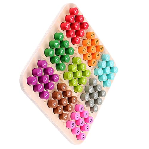 GALPADA Sudoku Lernspiel Teiliges mit Logikrätseln und Farbigem Peg Board Pädagogisches Holzspielzeug Konzentration und Denkvermögen Inkl Aufbewahrungsschublade GALPADA Sudoku Lernspiel Teiliges mit Logikrätseln und Farbigem Peg Board Pädagogisches Holzspielzeug Konzentration und Denkvermögen Inkl Aufbewahrungsschublade von GALPADA