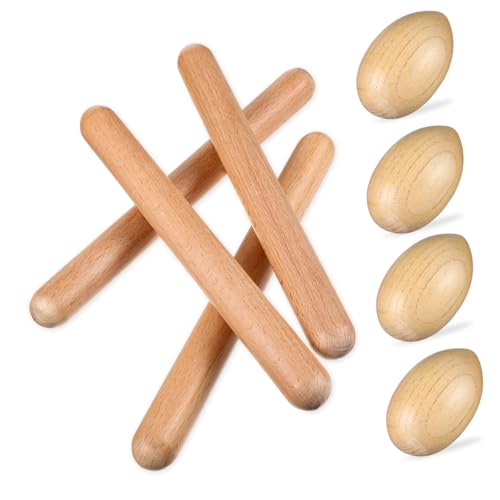 GALPADA Teiliges Holz Musikinstrument Set für Rhythmische Sand Eier und Sicheres Percussion Musikalischen Früherziehung und Koordinationsförderung GALPADA Teiliges Holz Musikinstrument Set für Rhythmische Sand Eier und Sicheres Percussion Musikalischen Früherziehung und Koordinationsförderung von GALPADA