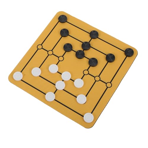 GALPADA Tragbares Nine Mens Morris Brettspiel Kompaktes Familienspiel zur Strategischen Denkens für Zuhause Reisen Partys und Freizeitgestaltung GALPADA Tragbares Nine Mens Morris Brettspiel Kompaktes Familienspiel zur Strategischen Denkens für Zuhause Reisen Partys und Freizeitgestaltung von GALPADA