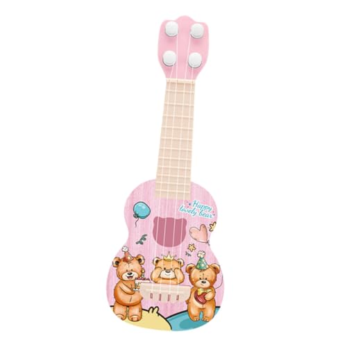 GALPADA Ukulele Mini Cartoon Bär Design Tragbares Anfänger Musikinstrument Robustes Gitarrenimitat für Jungen Mädchen für Strandpartys und Alltag GALPADA Ukulele Mini Cartoon Bär Design Tragbares Anfänger Musikinstrument Robustes Gitarrenimitat für Jungen Mädchen für Strandpartys und Alltag von GALPADA