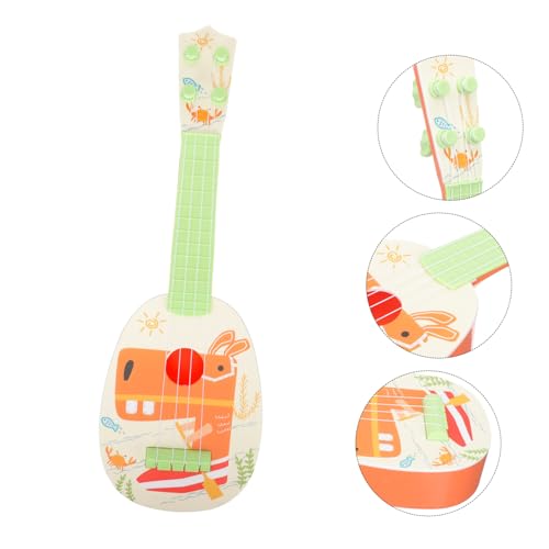 GALPADA Ukulele Mini Gitarrenmodell aus Kunststoff Realistische Musikspielzeug Gitarre für Jungen und Mädchen Ab Jahren Pädagogisches Instrument zur Früherziehung und Musikalischen GALPADA Ukulele Mini Gitarrenmodell aus Kunststoff Realistische Musikspielzeug Gitarre für Jungen und Mädchen Ab Jahren Pädagogisches Instrument zur Früherziehung und Musikalischen von GALPADA