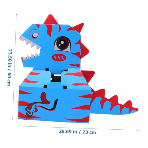 GALPADA Wearable DIY Karton Dinosaurier Leichter Tragbarer Papp Dino Kostüm Bausatz für Fördert Kreativität Rollenspiel und Handwerkliche Feinmotorik für Dino Fans GALPADA Wearable DIY Karton Dinosaurier Leichter Tragbarer Papp Dino Kostüm Bausatz für Fördert Kreativität Rollenspiel und Handwerkliche Feinmotorik für Dino Fans von GALPADA