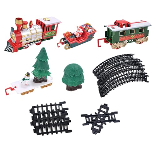 GALPADA Weihnachtlicher Elektrischer Zug mit Schienenset Kinderfreundlich mit Licht und Soundeffekten Fördert Koordination und Reaktion Kleine für Weihnachtsdekoration und Kinderzimmer GALPADA Weihnachtlicher Elektrischer Zug mit Schienenset Kinderfreundlich mit Licht und Soundeffekten Fördert Koordination und Reaktion Kleine für Weihnachtsdekoration und Kinderzimmer von GALPADA