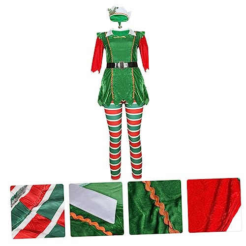 GALPADA Mädchen Tutu Kostüm Set Damen Weihnachtsfeier Kleid Performance Outfit Zubehör von GALPADA