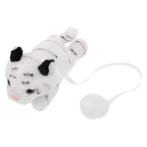 GALPADA Weißer Kuscheltiger Schulterplüschtier Weiches Bequemes Plüschstofftier Realistische Tigerfigur Vielseitiges Accessoire für Cosplay Themenpartys und Alltag Niedliches Tiger GALPADA Weißer Kuscheltiger Schulterplüschtier Weiches Bequemes Plüschstofftier Realistische Tigerfigur Vielseitiges Accessoire für Cosplay Themenpartys und Alltag Niedliches Tiger von GALPADA