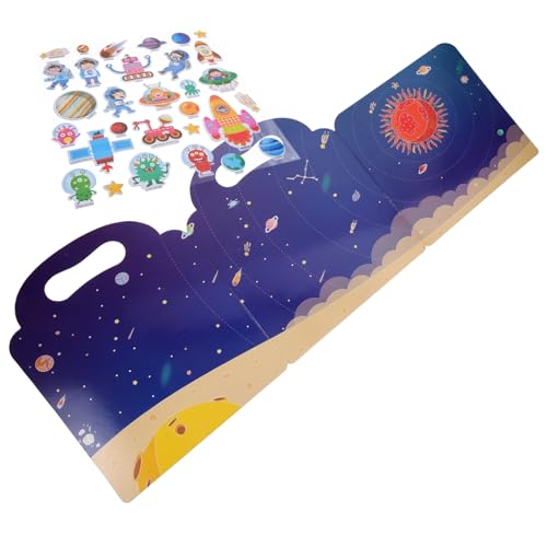 GALPADA Wiederverwendbares Stickerbuch für Praktischer Tragetasche Fördert Kreativität und Feinmotorik für Mädchen und Jungen Pädagogisches für Drinnen und Draußen GALPADA Wiederverwendbares Stickerbuch für Praktischer Tragetasche Fördert Kreativität und Feinmotorik für Mädchen und Jungen Pädagogisches für Drinnen und Draußen von GALPADA