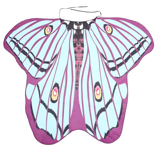 GALPADA Wirbelnder Schmetterling Schal Dekorative Tanzkleid Kleidungsdekorationen Reize Schmetterlinge Frauen Lieben Schmetterling Festival Ausgefallene Pailletten Butterfly Halloween von GALPADA