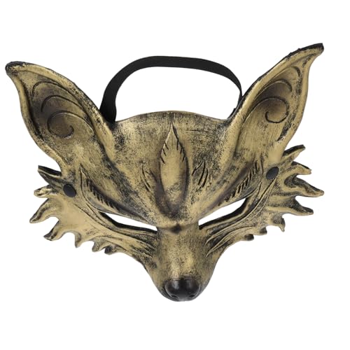 GALPADA Wolfsmaske Halloween Make Up Kostüm Requisiten Kostümmaske Tier Make Up Und Kleidung Requisiten Fuchs Make Up Kleidung Requisiten Schaummaske Gruselige Maske Halloween Maske Kleid von GALPADA