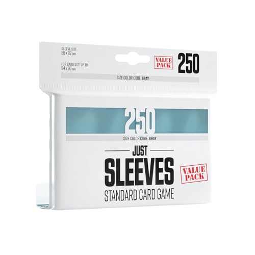 Gamegenic, Just Sleeves - Value Pack Clear, Size Color Code: Gray von Gamegenic