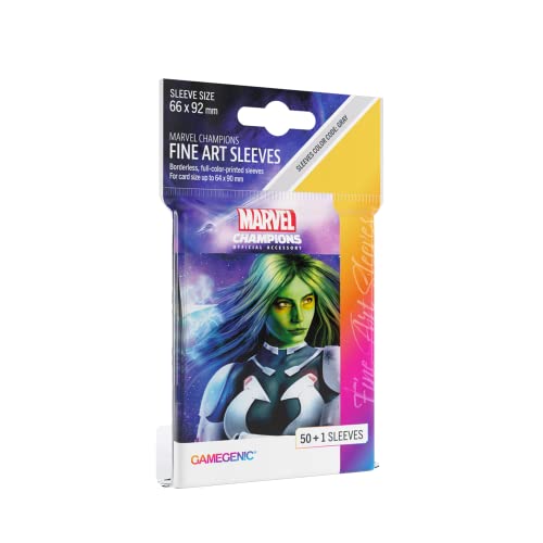 Gamegenic Marvel Champions FINE ART - Gamora (51 Sleeves) von Gamegenic