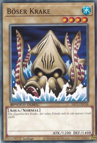 Böser Krake Common SBC1-DEC08 - Streets of Battle City Karte - mit GamersHeaven Cardboard Guard Böser Krake Common SBC1-DEC08 - Streets of Battle City Karte - mit GamersHeaven Cardboard Guard von GAMERSHEAVEN