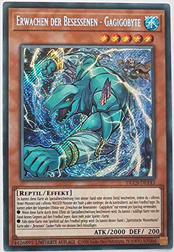 Erwachen der Besessenen - Gagigobyte Secret Rare DLCS-DE143 - Dragons of Legend The Complete Series Karte - mit GamersHeaven Cardboard Guard von GAMERSHEAVEN