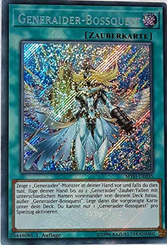 Generaider-Bossquest Secret Rare MYFI-DE035 - Mystic Fighters - mit GamersHeaven Cardboard Guard Generaider-Bossquest Secret Rare MYFI-DE035 - Mystic Fighters - mit GamersHeaven Cardboard Guard von GAMERSHEAVEN