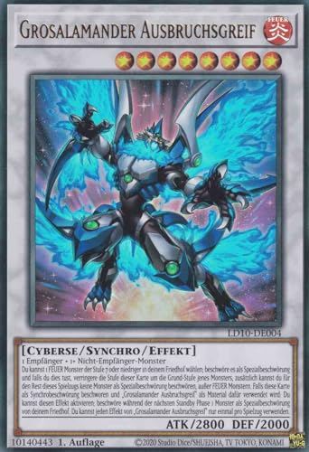 Grosalamander Ausbruchsgreif Ultra Rare LD10-DE004 - Legendary Duelists Soulburning Volcano Karte - mit GamersHeaven Cardboard Guard Grosalamander Ausbruchsgreif Ultra Rare LD10-DE004 - Legendary Duelists Soulburning Volcano Karte - mit GamersHeaven Cardboard Guard von GAMERSHEAVEN