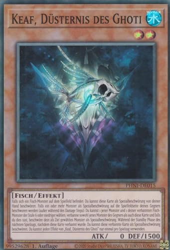 Keaf, Düsternis des Ghoti Super Rare PHNI-DE015 - Phantom Nightmare - mit GamersHeaven Cardboard Guard Keaf, Düsternis des Ghoti Super Rare PHNI-DE015 - Phantom Nightmare - mit GamersHeaven Cardboard Guard von GAMERSHEAVEN