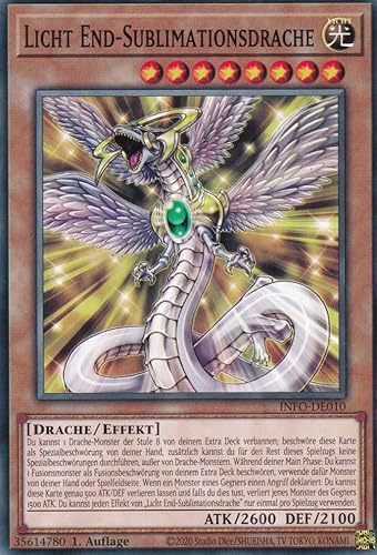 Licht End-Sublimationsdrache Common INFO-DE010 - The Infinite Forbidden Karte - mit GamersHeaven Cardboard Guard Licht End-Sublimationsdrache Common INFO-DE010 - The Infinite Forbidden Karte - mit GamersHeaven Cardboard Guard von GAMERSHEAVEN
