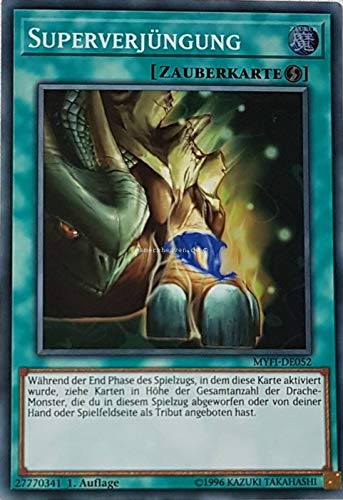 Superverjüngung Super Rare MYFI-DE052 - Mystic Fighters - mit GamersHeaven Cardboard Guard von GAMERSHEAVEN