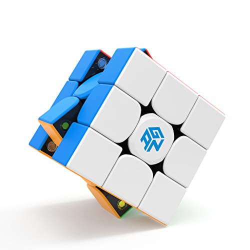 GAN 354 M v2 Magnetischer Speedcube 3x3 Stickerlos Gans Magischer Würfel GAN 354 M Version 2020 Puzzle-Spielzeug Für Kinder Und Menschen Mit Kleinen Händen von GAN