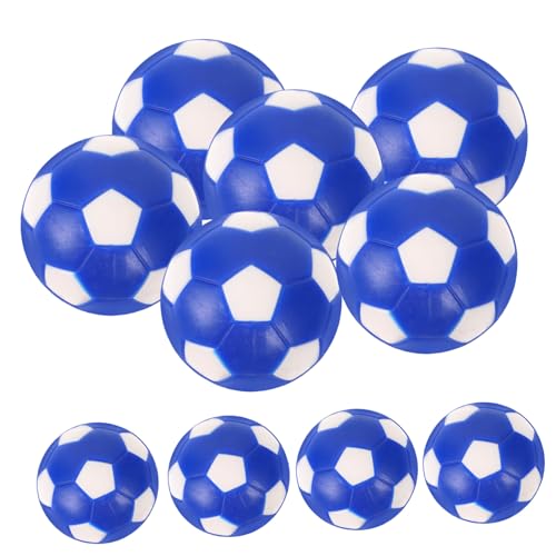 GANAZONO 10 Stück Tischfußball Tischfussball Fußballbälle Fußball Ball Fußball Für Erwachsene Mini Zubehör Für Fußballspiele Schreibtisch-fußbälle Tischspielbälle Blue PVC von GANAZONO