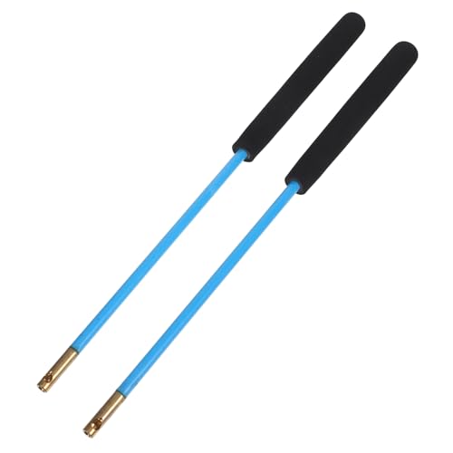 GANAZONO 2 Stück Chinesische Jo-Jo-Diabolo-Sticks Diabolo-Handstäbe 35 cm Lang Jonglierstäbe Ersatz-Diabolo-Zubehör Blau von GANAZONO