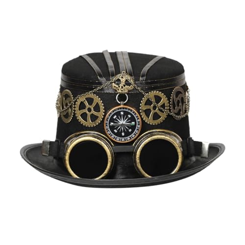 GANYKQ Unisex Zylinder Industrial Age Cosplay für ComicCon Partyzubehör Industriealter Zylinder von GANYKQ