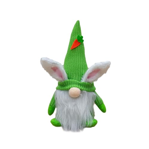 GAOINTELL 34/23 cm Grüne Leuchtende Für Weiche Stricken Handgemachte Figur Nette Zwerg Spielzeug Schlafzimmer Auto Ornament Kinder FA GNOME Puppen GNOME von GAOINTELL