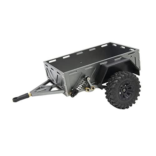 GAOINTELL Fernanhänger Kleines Crawler Auto Modifiziertes Zubehör Metallanhänger Zum Klettern LKW Auto Upgrade Zubehör Teile 1/18 Maßstab Teile Und Zubehör Teile Und Zubehör 1/18 von GAOINTELL