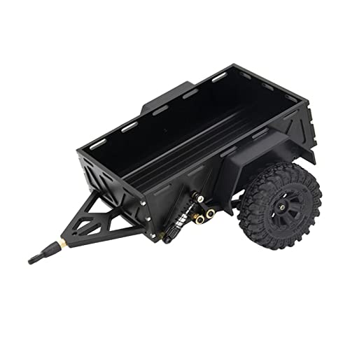 GAOINTELL Fernanhänger Kleines Crawler Auto Modifiziertes Zubehör Metallanhänger Zum Klettern LKW Auto Upgrade Zubehör Teile 1/18 Maßstab Teile Und Zubehör Teile Und Zubehör 1/18 von GAOINTELL