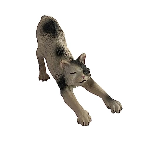 GAOINTELL Hund Kätzchen Statue Modell Bauernhof Schlafzimmer Zimmer Bauernhof Hof Dekore Realistisches Lernspielzeug Display Widgets Tiermodell Spielzeug von GAOINTELL
