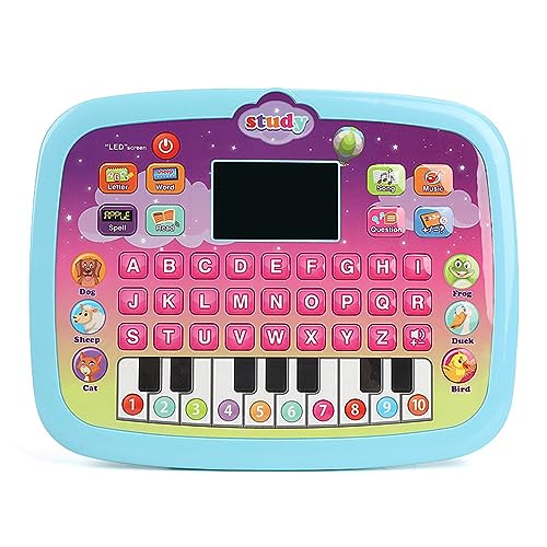 GAOINTELL Lerncomputer Für Kinder Englisch Lernmaschine Tragbare Sprachlernmaschine Lieder Singen Spielzeug Für Babys Lerncomputer Für Kinder von GAOINTELL