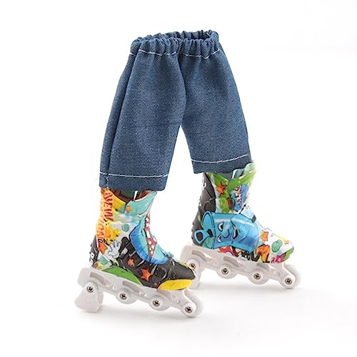 Kinder Erwachsene Fingerschuh Niedliches Skateboard Roller Interaktives Spielzeug Fingerboarding Sneaker Roller Schlittschuhe Kinder Sportausrüstung Neuheit Spielzeug Finger Roller Skates Party von GAOINTELL