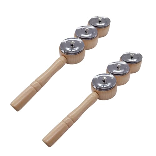 Stick Spielzeug Anfänger Percussion Instrumente Musik Weihnachten Instrumental Spielzeug Percussion Musical Glocken von GAOINTELL