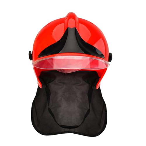 GAOSHA Feuerwehrmann-Kostüm für Kinder, harte Helme, Feuerwehrhelm, Feuerwehrmann, Cosplay, Kostüm, Zubehör, Halloween-Requisiten von GAOSHA