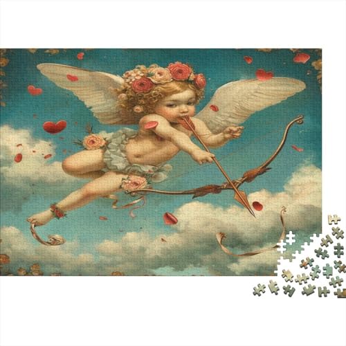 A Cupid Puzzle 1000 Teile Für Erwachsene Puzzles Geschicklichkeitsspiel Für Die Ganze Familie Für Erwachsene Und Kinder Ab 12 Jahren 1000pcs (75x50cm) von GAOYUCHUN