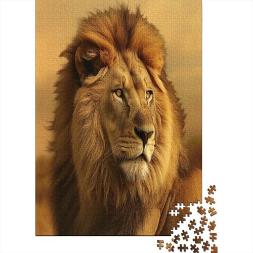 A Lion‘ Puzzle 300 Teile Für Erwachsene Puzzles Geschenke Für Frauen Für Erwachsene Und Kinder Ab 12 Jahren 300pcs (40x28cm) von GAOYUCHUN