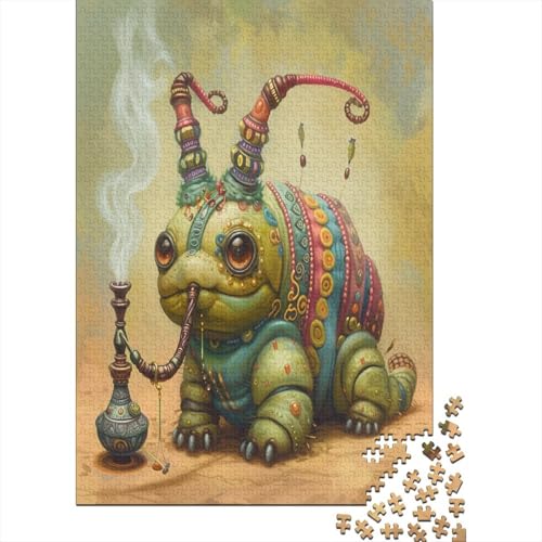 Absolem Caterpillar 1000-teiliges Puzzle Für Erwachsene Kinder Geschenk-Puzzlespie Puzzle Für Erwachsene Und Kinder Ab 14 Jahren 1000pcs (75x50cm) von GAOYUCHUN