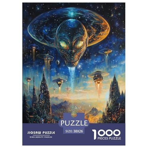 Alien Puzzles 1000 Teile Schwer Puzzle Spielzeug Lernspiel Impossible Herausforderungsspielzeug Für Erwachsene Und Kinder Ab 14 Jahren 38x26cm/1000pcs Alien Puzzles 1000 Teile Schwer Puzzle Spielzeug Lernspiel Impossible Herausforderungsspielzeug Für Erwachsene Und Kinder Ab 14 Jahren 38x26cm/1000pcs von GAOYUCHUN