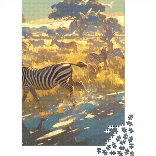 Animal World 1000 Teile Puzzles Lernspiel Spielzeug Geschenk Puzzle 1000 Teile Puzzles Heim Dekoration Stressabbau-Spielzeug Für Erwachsene Und Kinder Ab 12 Jahren 1000pcs (75x50cm) von GAOYUCHUN