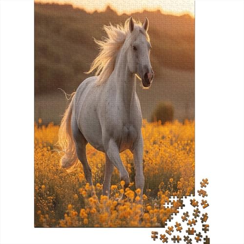 Arabian Horse Puzzle 1000 Teile Für Erwachsene Puzzles Geschicklichkeitsspiel Für Die Ganze Familie Puzzle Für Erwachsene Und Kinder Ab 14 Jahren 1000pcs (75x50cm) von GAOYUCHUN