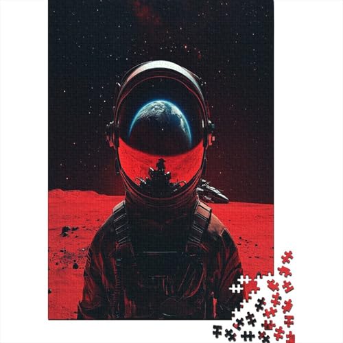 Astronaut Puzzle 1000 Teile Erwachsene Lernspiel Spielzeug Geschenk Holzpuzzles Herausforderung Für Erwachsene Und Kinder Ab 12 Jahren 1000pcs (75x50cm) von GAOYUCHUN